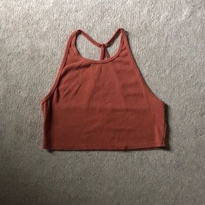Cropped Organge tank top